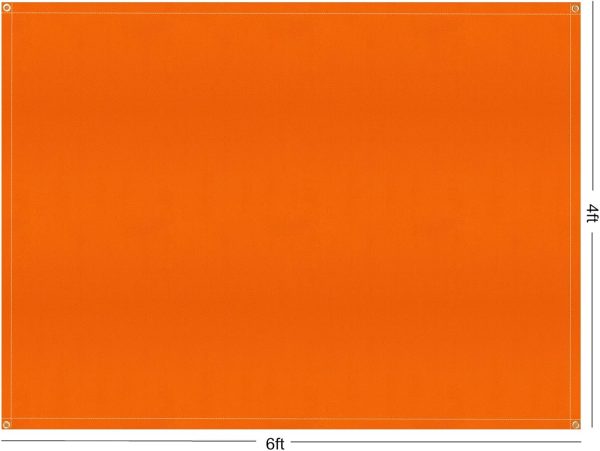 Welding Blanket Beoumd Glass Fiber Orange 4ftx6ft-8