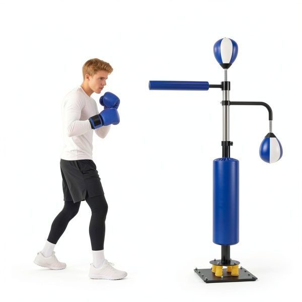 Soozier Boxing Punchbag Blue Modern Design-1
