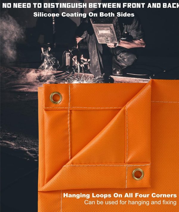Welding Blanket Beoumd Glass Fiber Orange 4ftx6ft-4