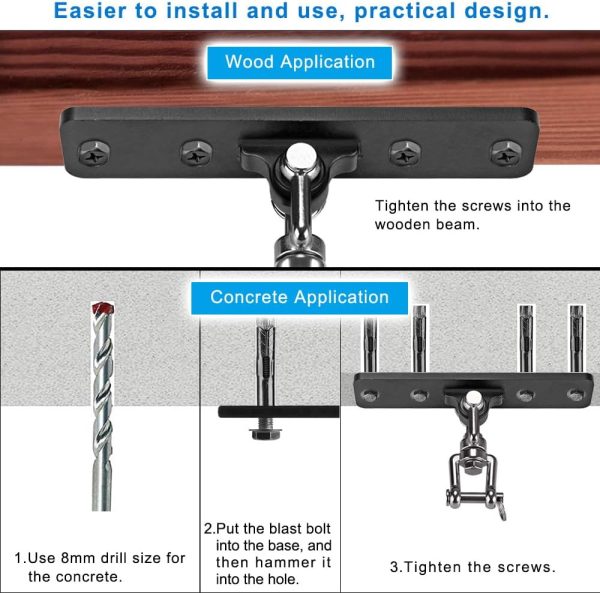 Heavy Duty Boxing Punching Bag Hanger Dolibest-4