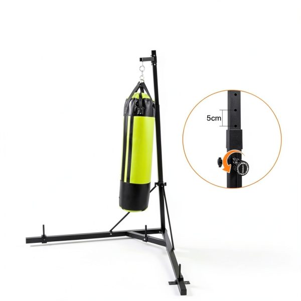 Pohadr Adjustable Punching Bag Stand Black-2