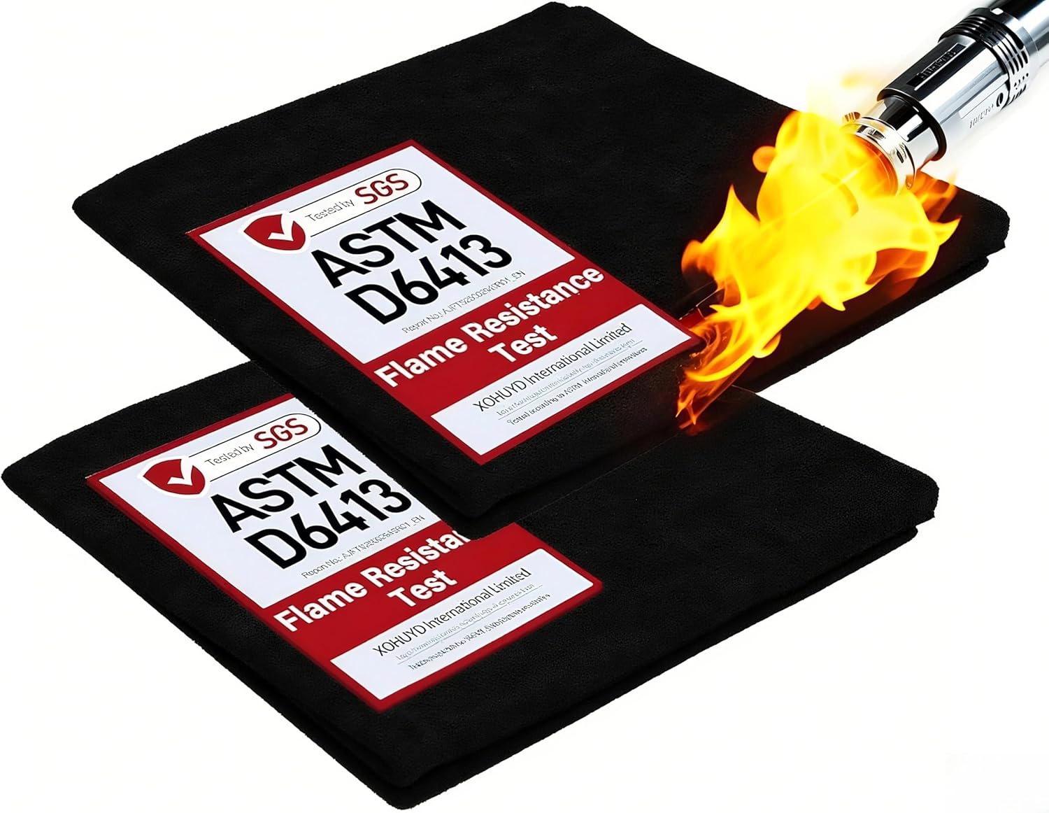Carbon Felt Welding Blanket in use