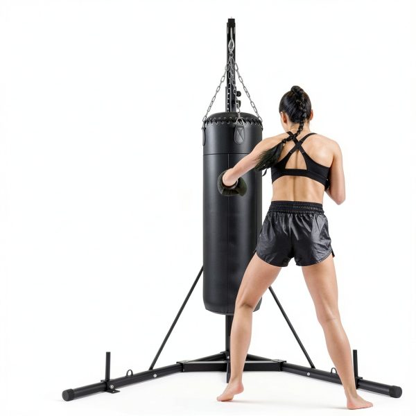 VIVOHOME Boxing Bag Stand Steel Frame-5