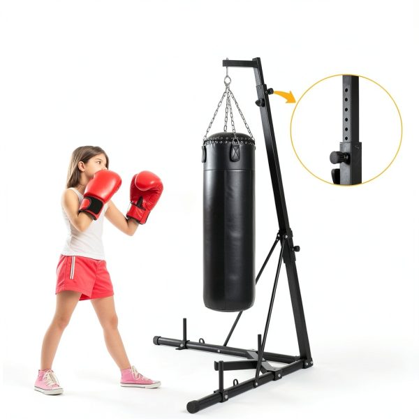 VIVOHOME Boxing Bag Stand Steel Frame-3