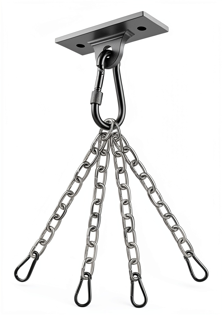 Dolibest heavy bag hanger packaged with chains and hardware