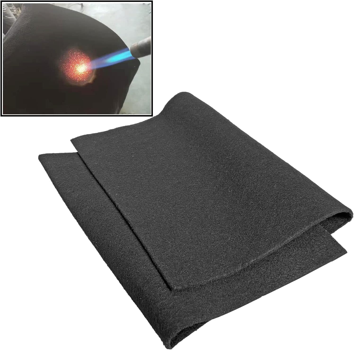 HOFENTIGU welding blanket covering a welding table