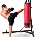 Pohadr Adjustable Punching Bag Stand Black-0