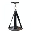 YZZHAJ Punching Bag Hanger Metal Matte Black-6
