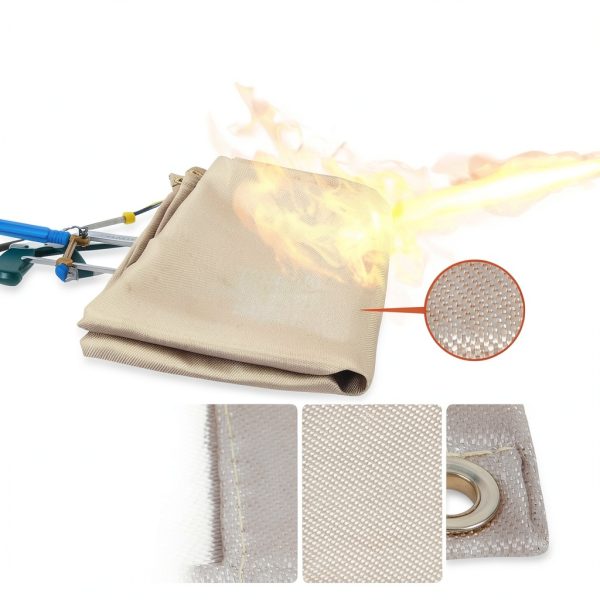 VEVOR Welding Blanket 4FT x 6FT 2 Pack Gold Fiberglass-3