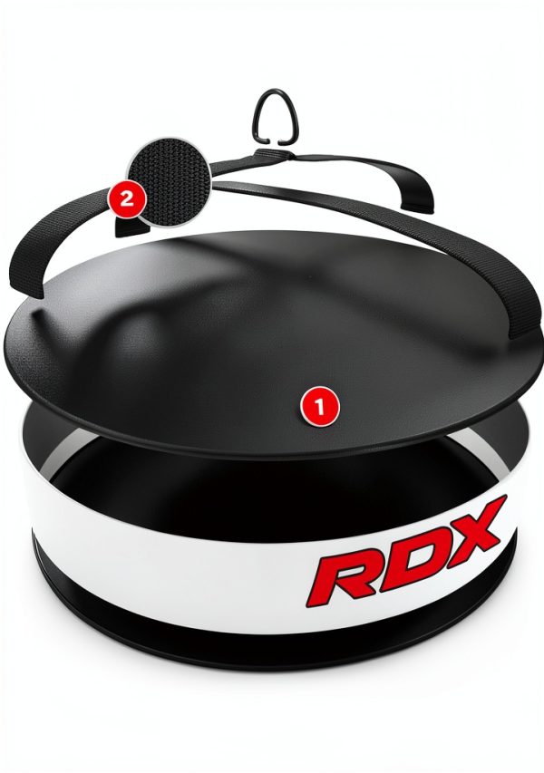 RDX Boxing Punching Bag Anchor Black Leather-2