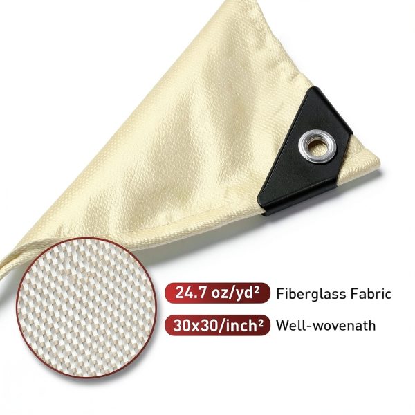 Welding Blanket by kanhiro Glass Fibers 4x6 ft Standard-4