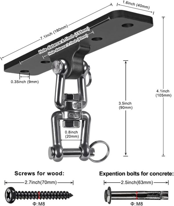 Heavy Duty Boxing Punching Bag Hanger Dolibest-5