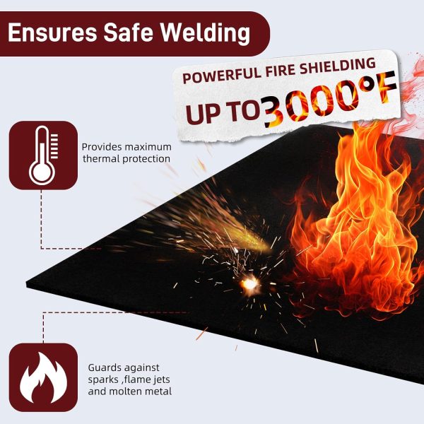 Carbon Fiber Welding Blanket XOHUYD 40x40''-1