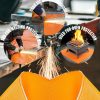 Welding Blanket Beoumd Glass Fiber Orange 4ftx6ft-1