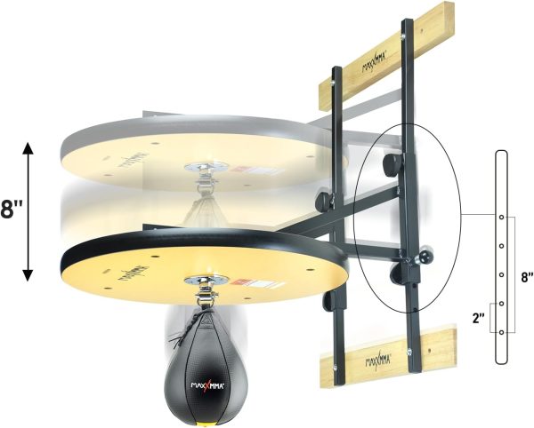 MaxxMMA Heavy Duty Speed Bag Platform Kit Black-5