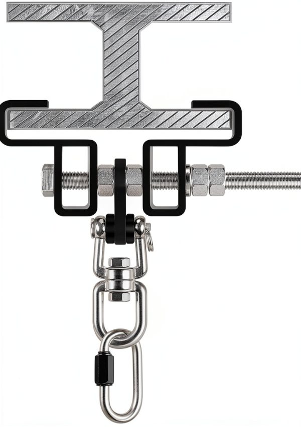 SELEWARE I-Beam Punching Bag Hanger Steel Swivel-6
