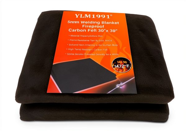 Welding Blanket 5mm Polyacrylicfibre Black-1