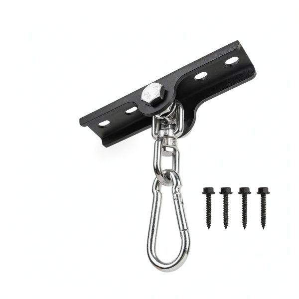 YZZHAJ Punching Bag Hanger Metal Matte Black-1