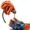 Weldas Aluminized Hand Pad Silver Welding Shield-0