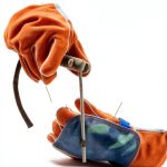 Weldas Aluminized Hand Pad Silver Welding Shield-0