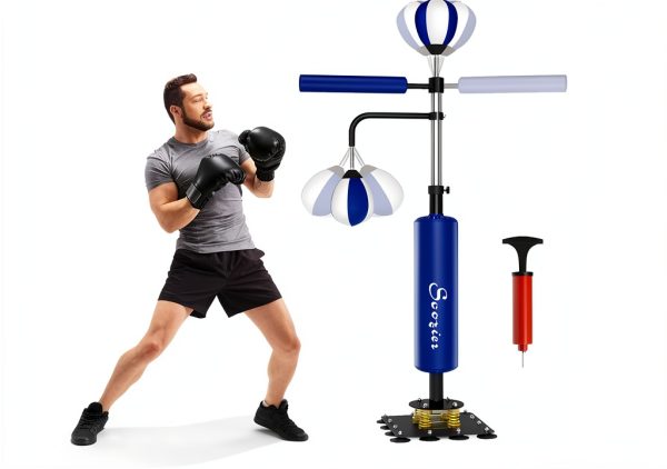 Soozier Boxing Punchbag Blue Modern Design-0