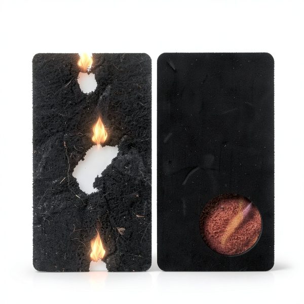 U0U Fireproof Welding Blanket 20x20in Carbon Fiber-3