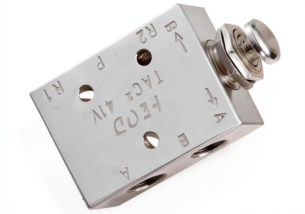 Air Pneumatic Control Valve 2-Way Toggle by Zerone Metal Ultra-Mini-2