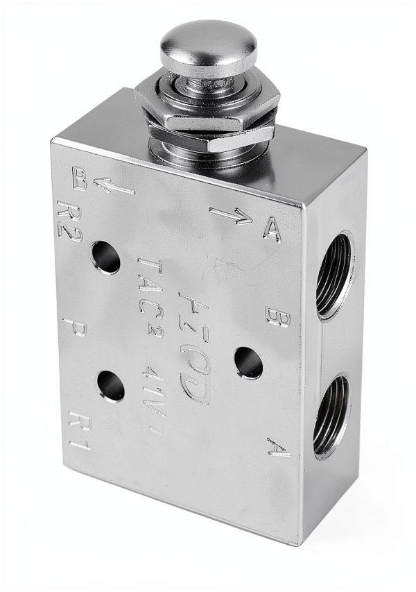 TAC2-41P 2‑Position 3‑Way Toggle Valve by Hyuduo – Metal Compact CNC-1