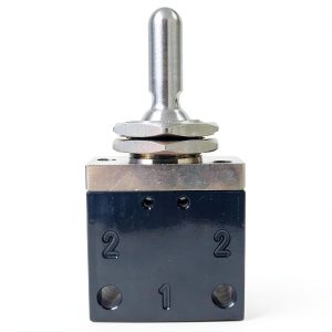 Pneumadyne 3-Position Toggle Valve C042501 1/8 NPT Detented Actuation-0