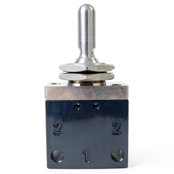 Pneumadyne 3-Position Toggle Valve C042501 1/8 NPT Detented Actuation-0