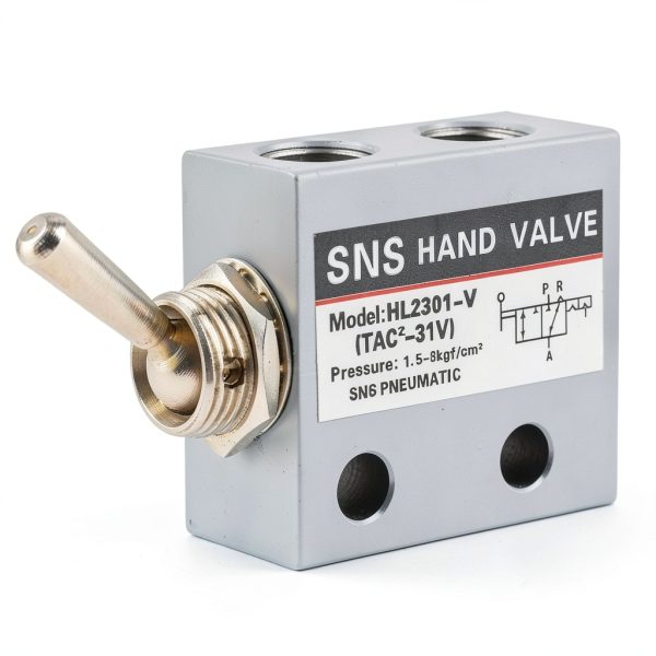 Toggle Valve Jacksking HL2301 3‑Position 2‑Port Pneumatic Switch-1