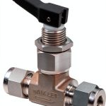 Ham-Let H1200 Stainless Steel 316 Toggle Valve 1/4" Let-Lok Inline-0
