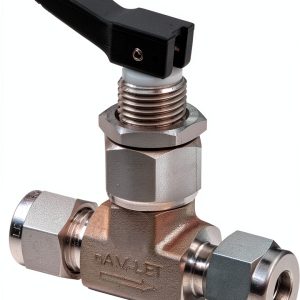 Ham-Let H1200 Stainless Steel 316 Toggle Valve 1/4" Let-Lok Inline-0