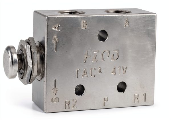 TAC2-41P 2‑Position 3‑Way Toggle Valve by Hyuduo – Metal Compact CNC-0