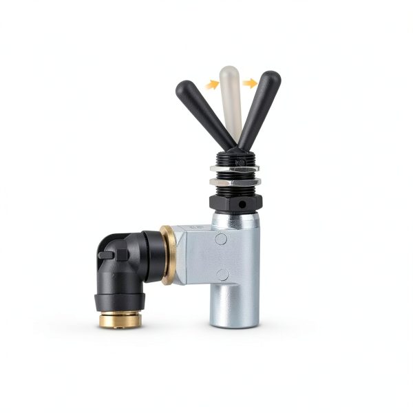 Air Toggle Valve Switch Beolisave One Fourth Connect for Peterbilt-4