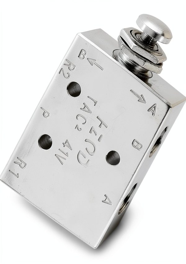 TAC2-41P 2‑Position 3‑Way Toggle Valve by Hyuduo – Metal Compact CNC-3