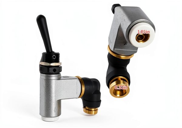 Air Toggle Valve TTSITG for Peterbilt Trucks Small Silver-6