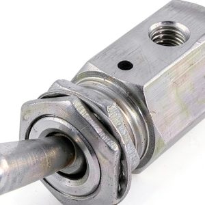 Toggle Valve uxcell TV-3S 2‑Position 3‑Way Silver Metal Pneumatic-0