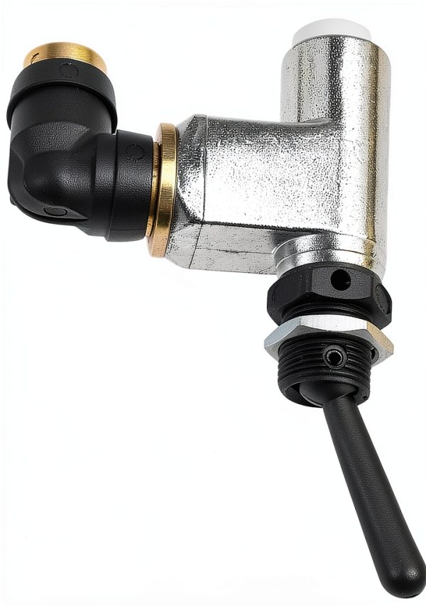 Big Rig Air Toggle Switch Valve ninawesome BA14500 Black Silver-8