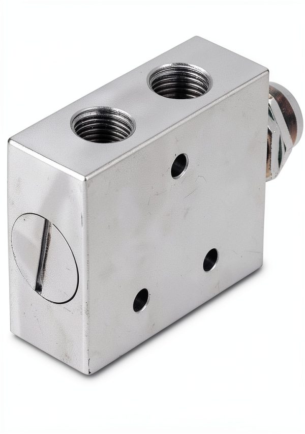 TAC2-41P 2‑Position 3‑Way Toggle Valve by Hyuduo – Metal Compact CNC-8