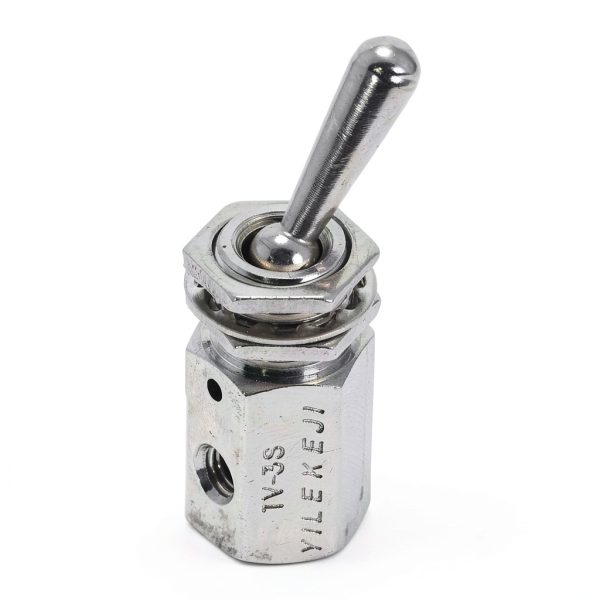 TV-3S 2 Position 2 Way Metal Toggle Valve by GalaxyElec – Durable-0