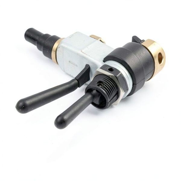 Big Rig Air Toggle Switch BA14500 Dusledel 90° Zinc Plated for-4