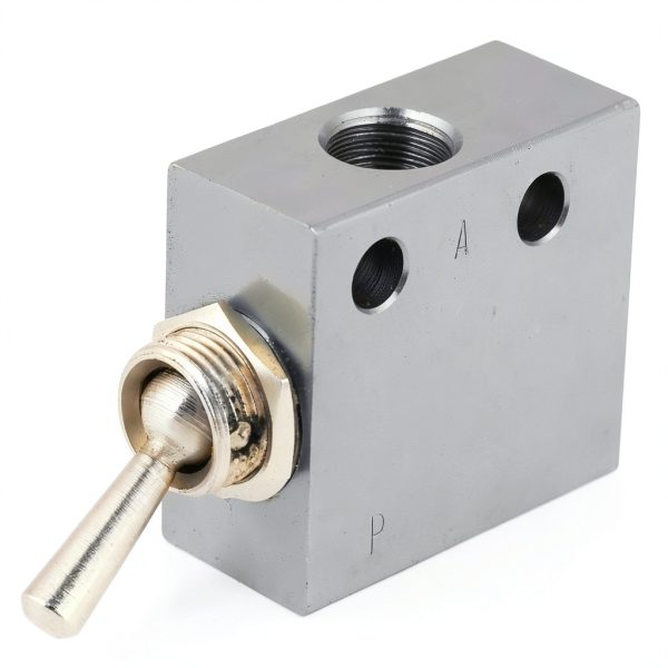 HL2301 3 Position 2 Port Toggle Switch Pneumatic Mechanical Valve-7