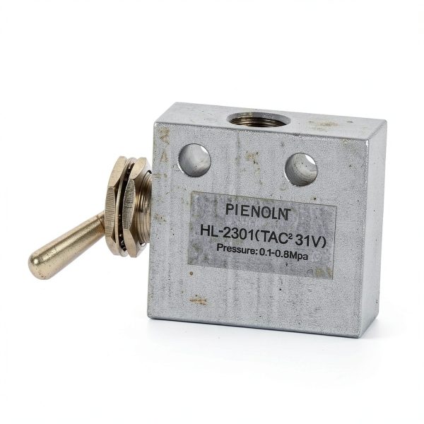 HL2301 3 Position 2 Port Toggle Switch Pneumatic Mechanical Valve-0