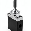 Neutral Lockout Toggle BAV020TD Aluminum 3‑Position Detented Valve-2