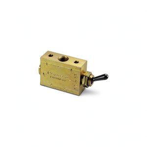 Clippard FTV-3P 3-Way Toggle Valve – Enp Steel, 1/8" NPT, 10.5 SCFM-0