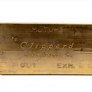 Clippard MJTV-3 3-Way Toggle Valve Enp Steel 1/8" NPT-0