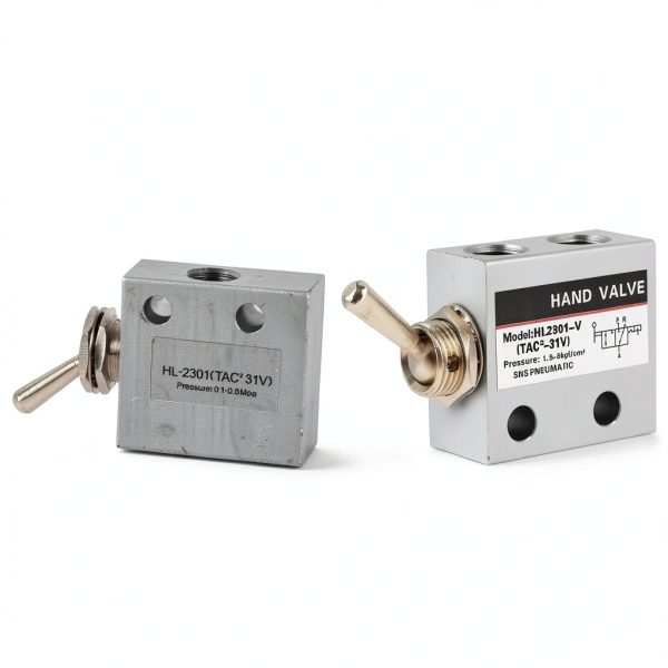 HL2301 3 Position 2 Port Toggle Switch Pneumatic Mechanical Valve-6