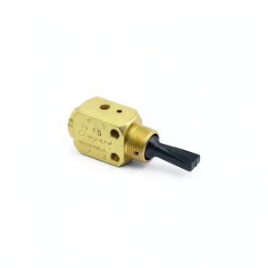 Clippard TV-4M 3-Position 4-Way Toggle Valve, 1/8" NPT, Enp Steel-0