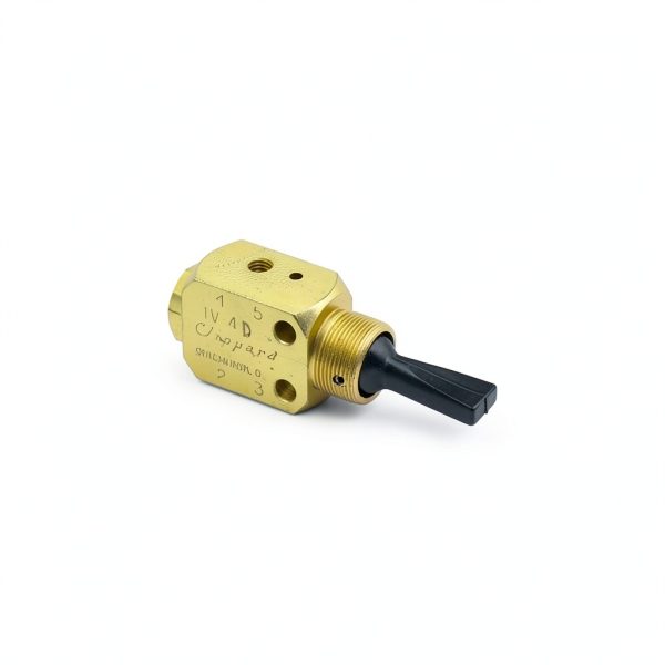 Clippard TV-4M 3-Position 4-Way Toggle Valve, 1/8" NPT, Enp Steel-0